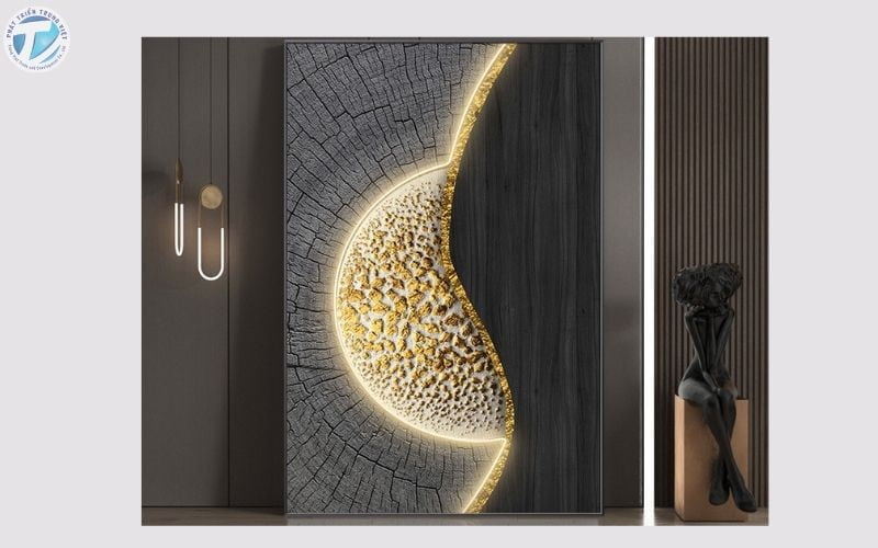 Tranh điện tử độc đáo hình khối 3D